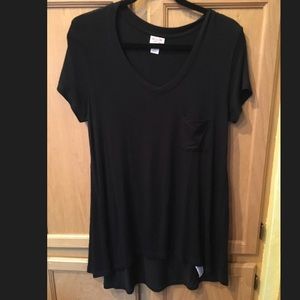 Mossimo Black V Neck Tee Shirt Large